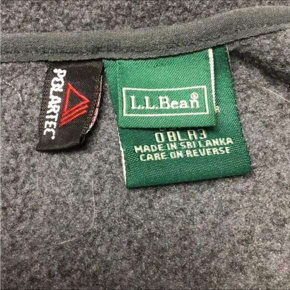 LLBean Unisex Polartec Fleece Scarf, Blue-Gray, OSFA - Picture 5 of 7